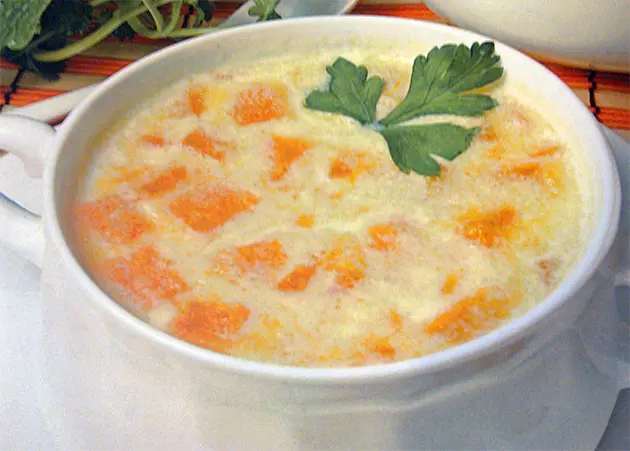 Two Simple Soups: Milk Dumpling Soup and Garden Vegetable Soup 3 Milk soup