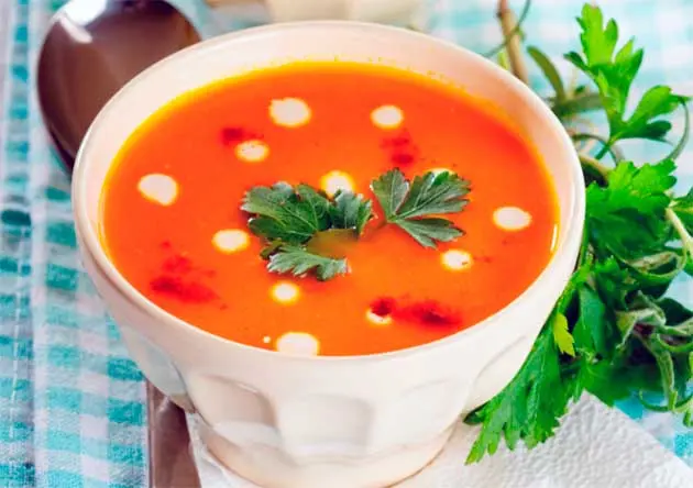 Smoky Roasted Bell Pepper Soup 3 Roasted Pepper Puree Soup