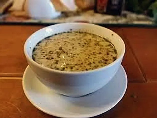 Polish sour rye soup