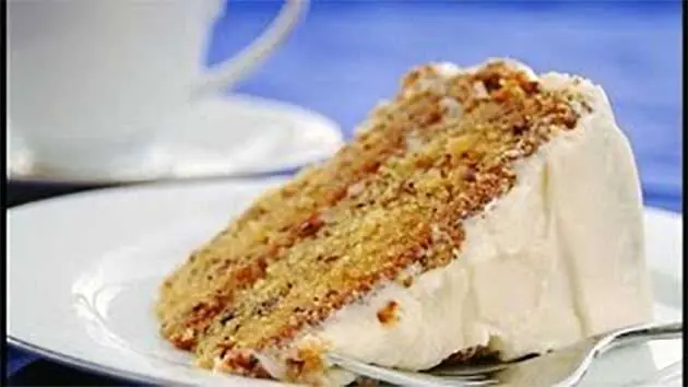 Mint-Banana Cake with Custard Frosting 3 Mint Banana Cake