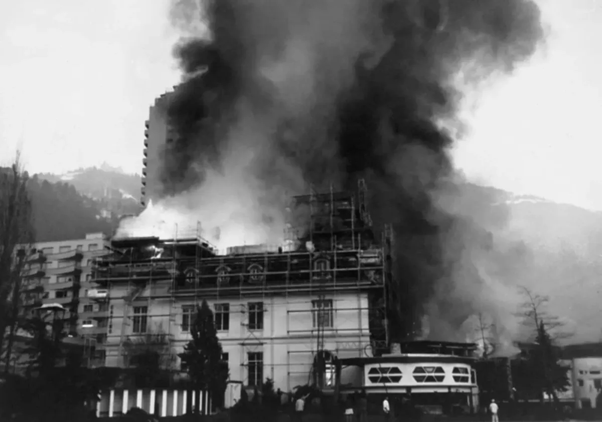 The Casino Fire That Wrote 'Smoke on the Water' 5 Fire at the casino on December 4, 1971.