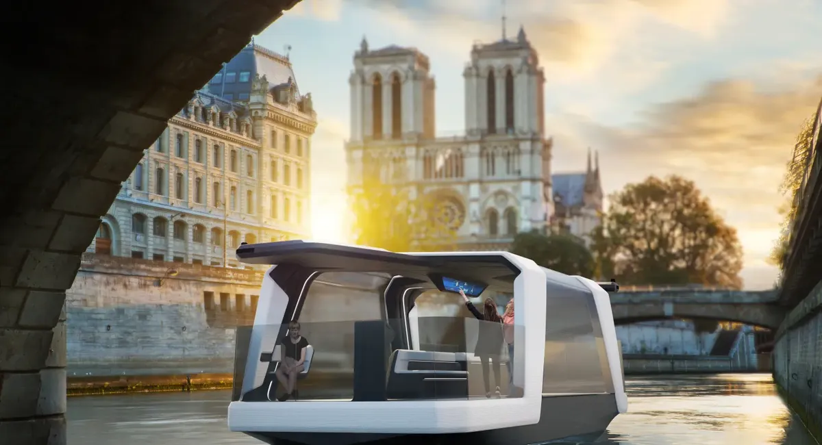 A 3D-Printed Driverless Ferry Will Shuttle Olympic Visitors on the Seine 3 Roboat