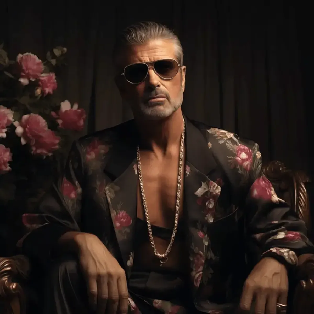 Nativity Icon: AI shows what George Michael would look like today.