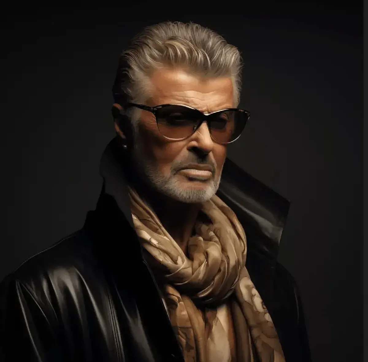 Nativity Icon: AI shows what George Michael would look like today.