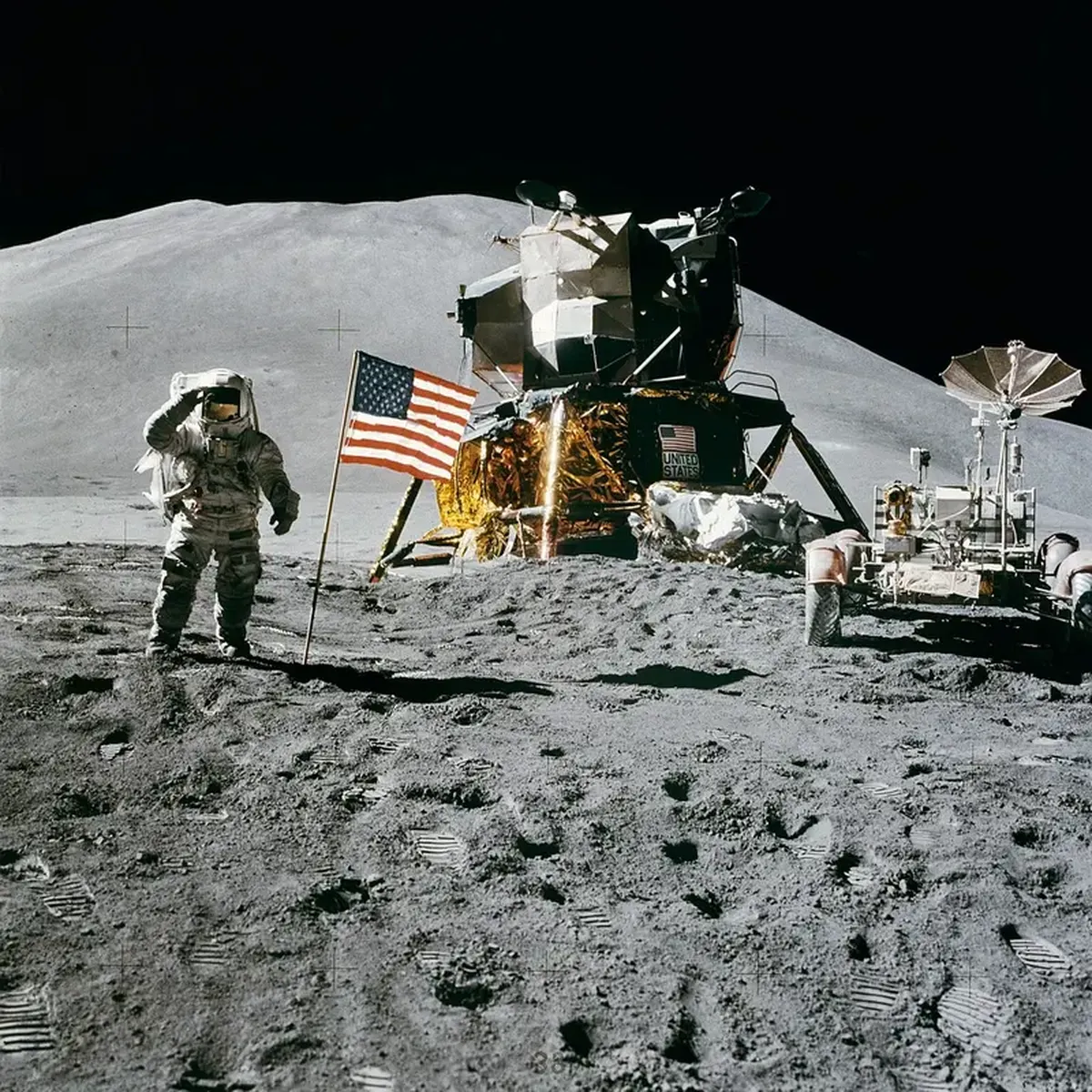 What is the temperature on the Moon?