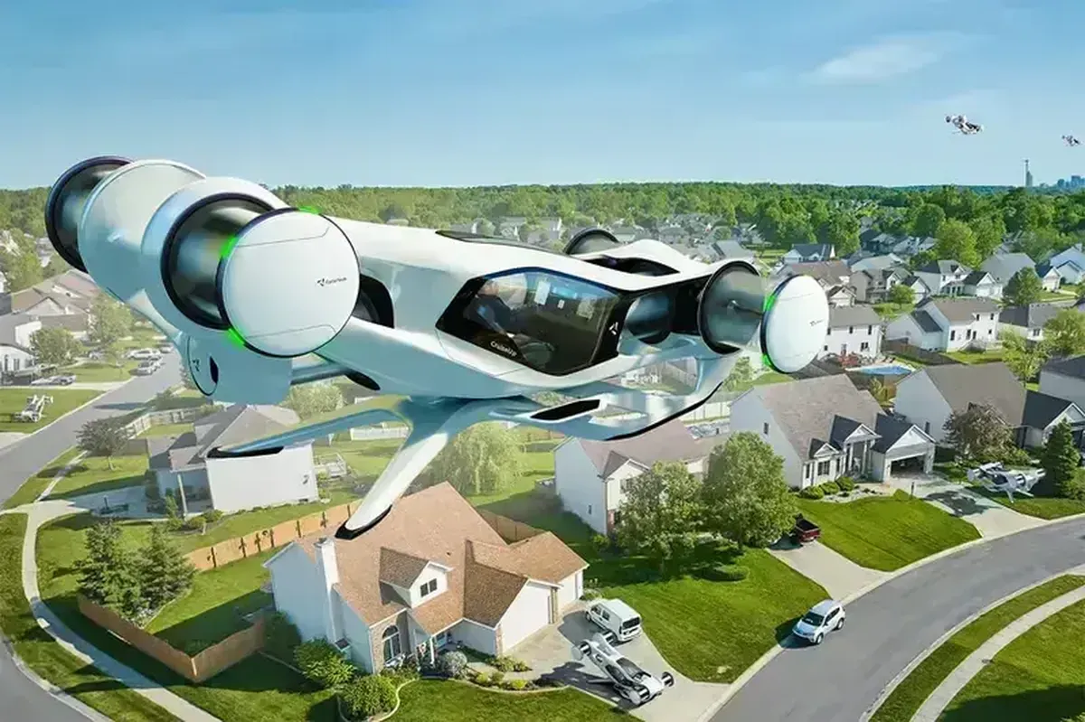 In Austria, a futuristic electric-powered flying car called the CycloRotor will be built.