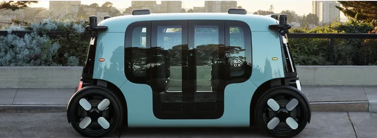 Amazon-backed Zoox launches a driverless robotaxi in California 3 Without a steering wheel and pedals: Amazon's first robotaxi will be operating on the roads of California.