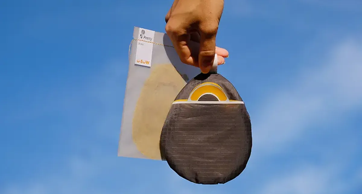 An orange toilet paper substitute has been invented for tourists.