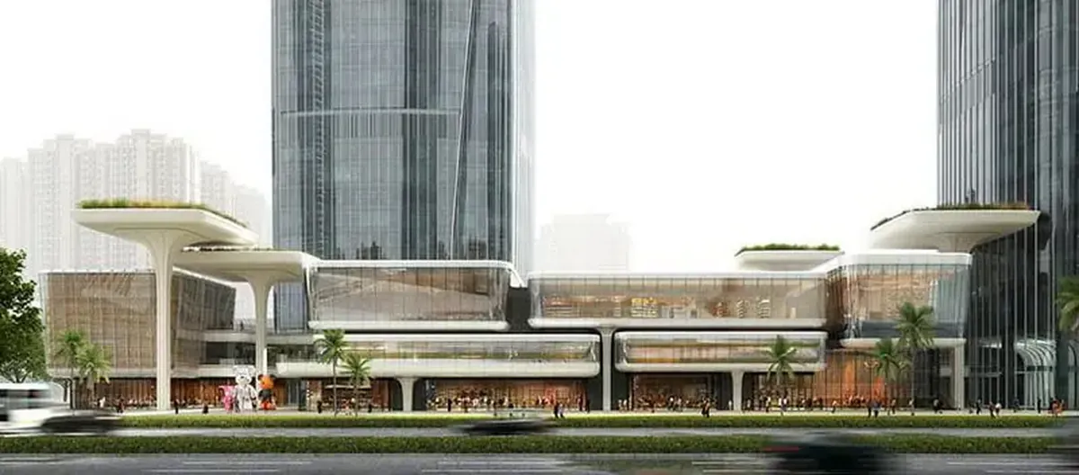 The Green Terrace Quarter, a futuristic hub for shopping and relaxation, will be built in Haikou.