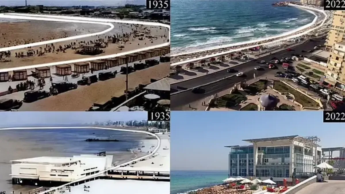 In Egypt, the legendary city of Alexandria is sinking beneath the water: a climate crisis.