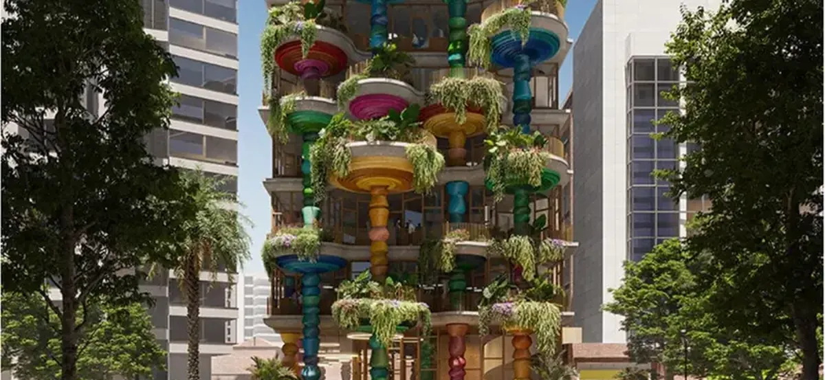 A vibrant and playful design school will be built in Bogotá.