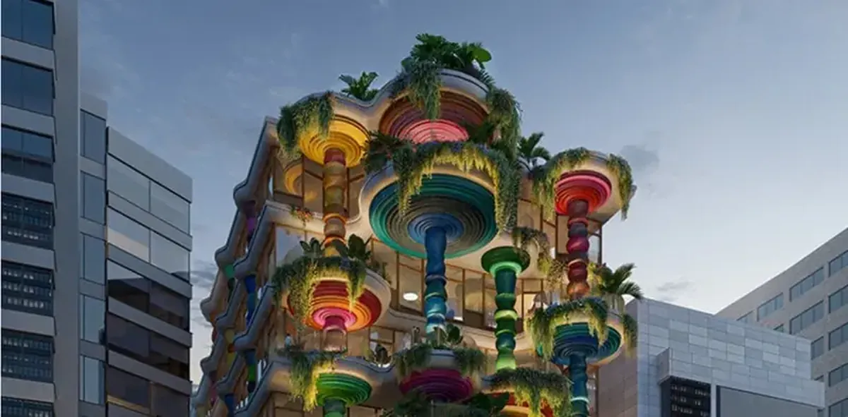 A vibrant and playful design school will be built in Bogotá.