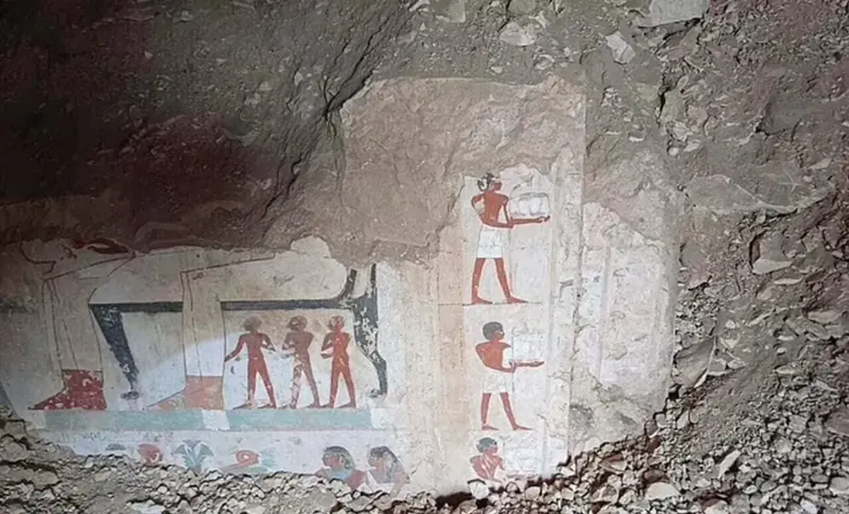 Three previously unknown tombs dating back 3,500 years have been discovered in Egypt.