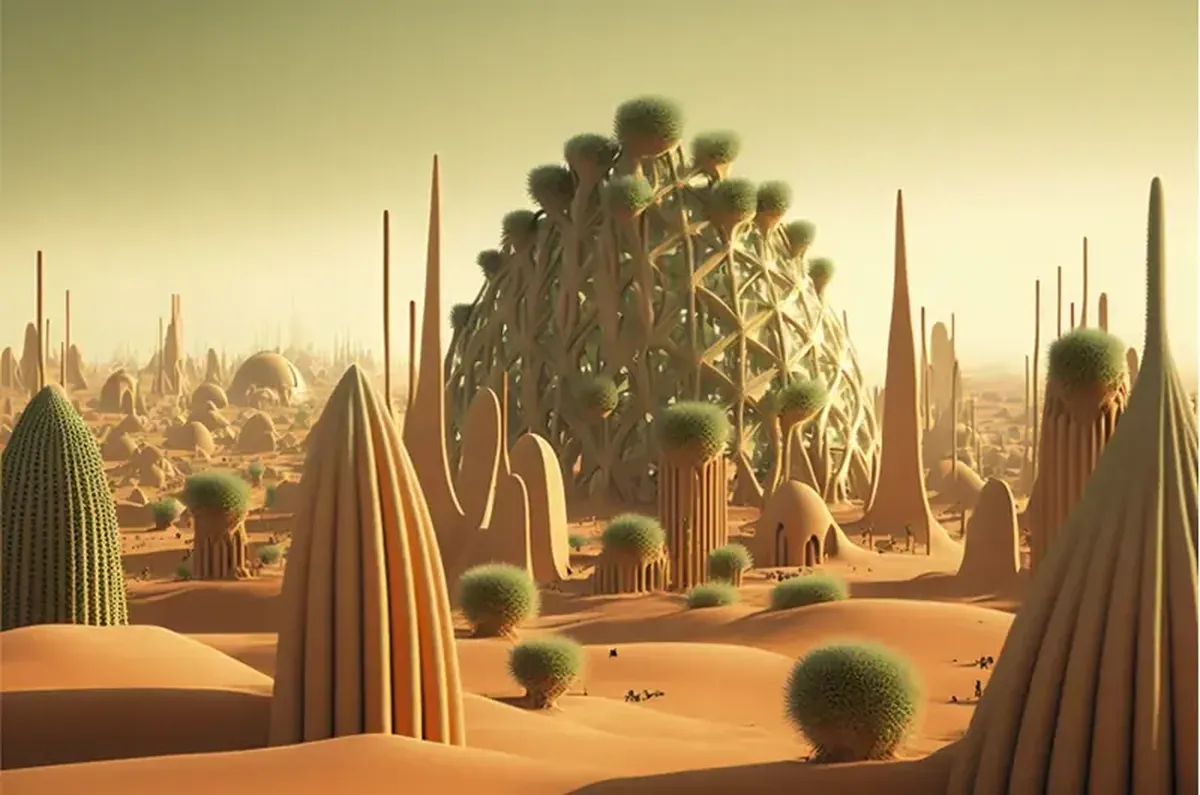 The City of Cacti: How Artificial Intelligence Perceived Life on Mars