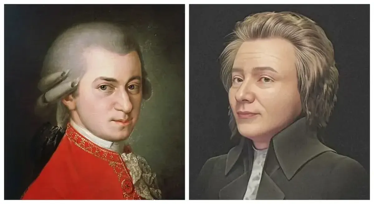 We envisioned him differently: scientists have recreated Mozart's true face.