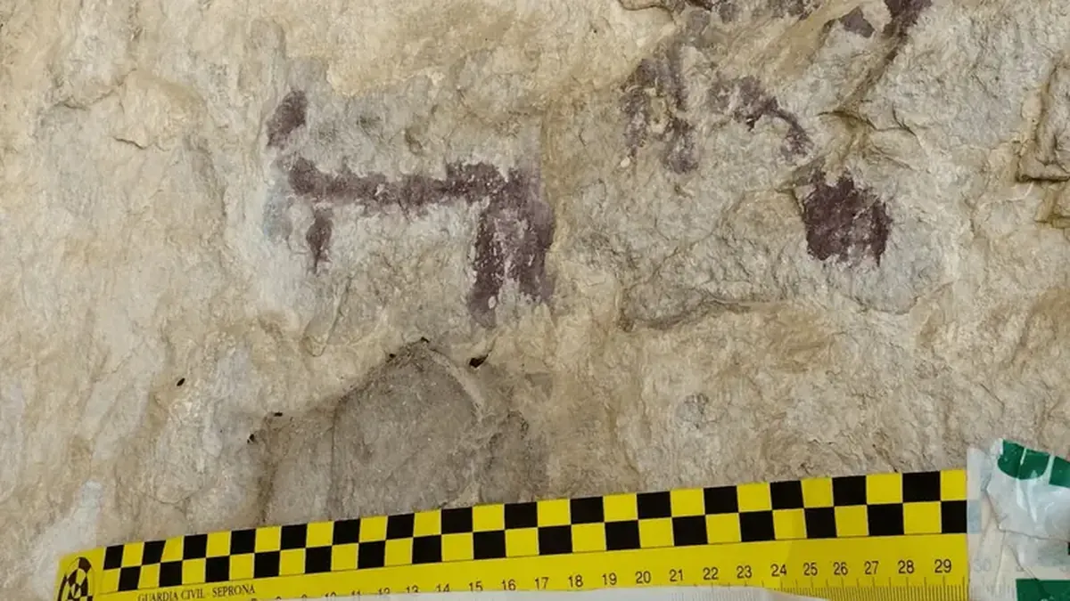 A tourist damaged a 6,000-year-old rock painting while taking a selfie.