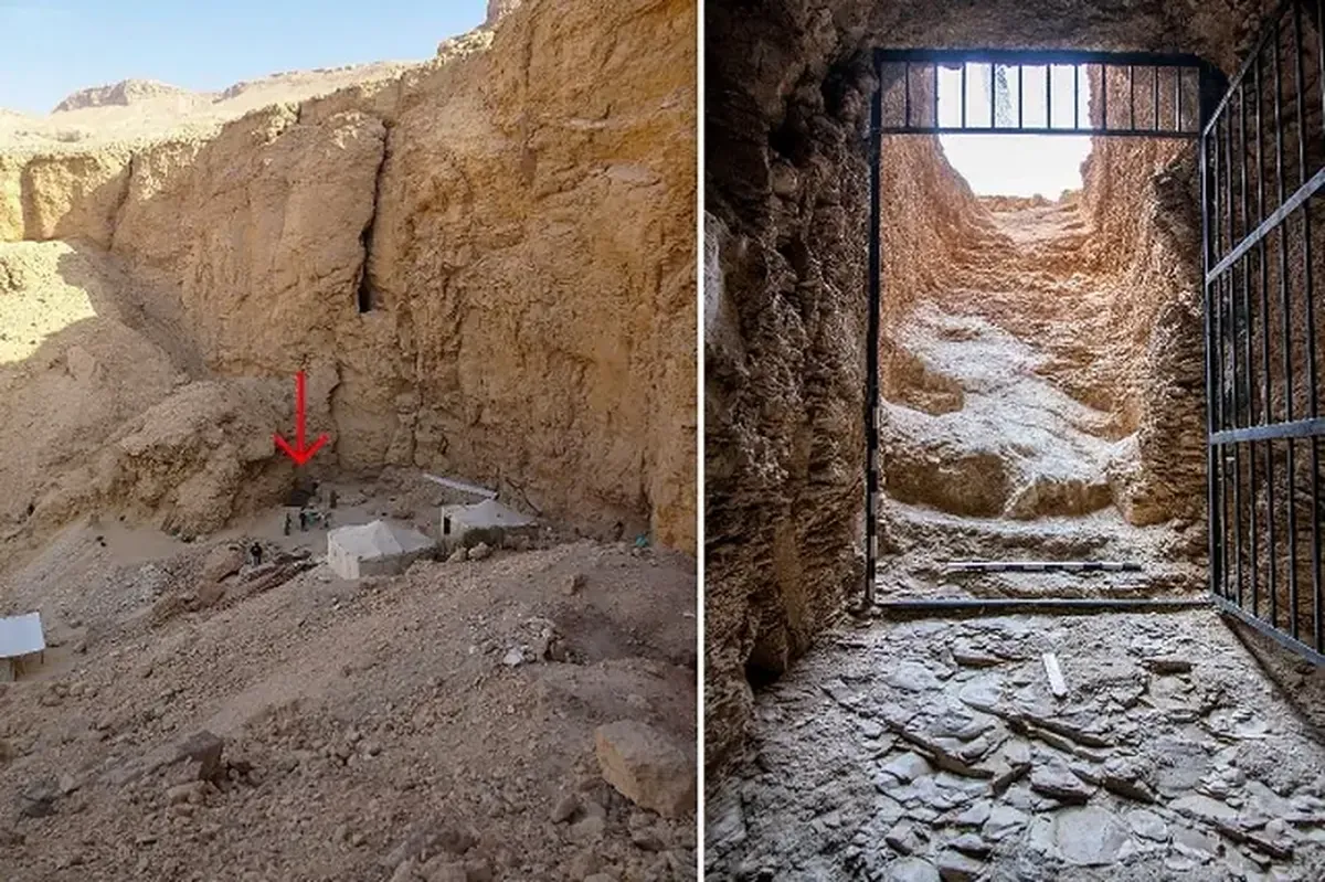 For the first time in a century, a pharaoh's tomb has been discovered in Egypt.