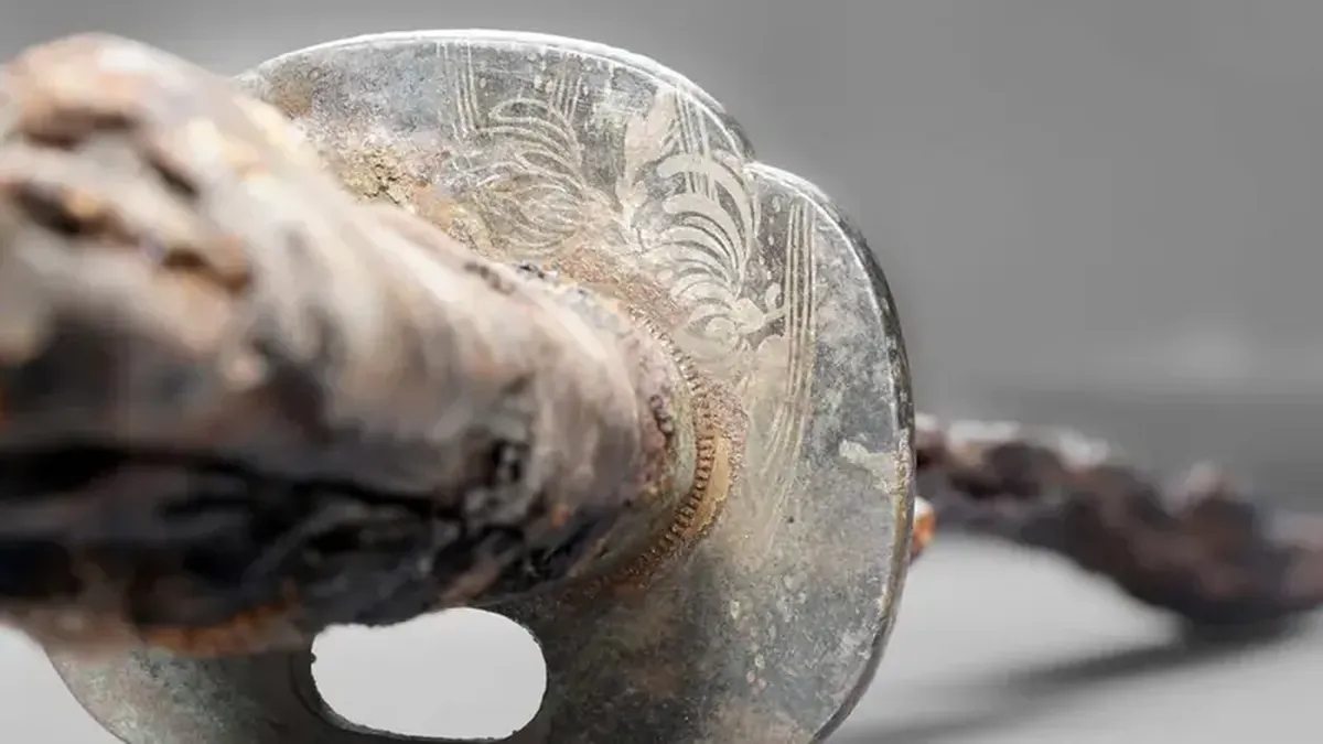 In Berlin, a richly decorated Japanese sword from the Edo period has been unearthed.