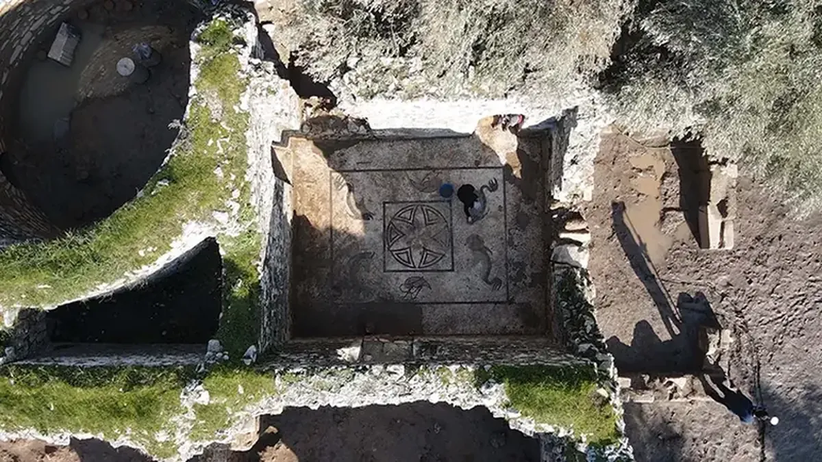 In Turkey, villagers converted a Roman bath decorated with mosaics into a stable.