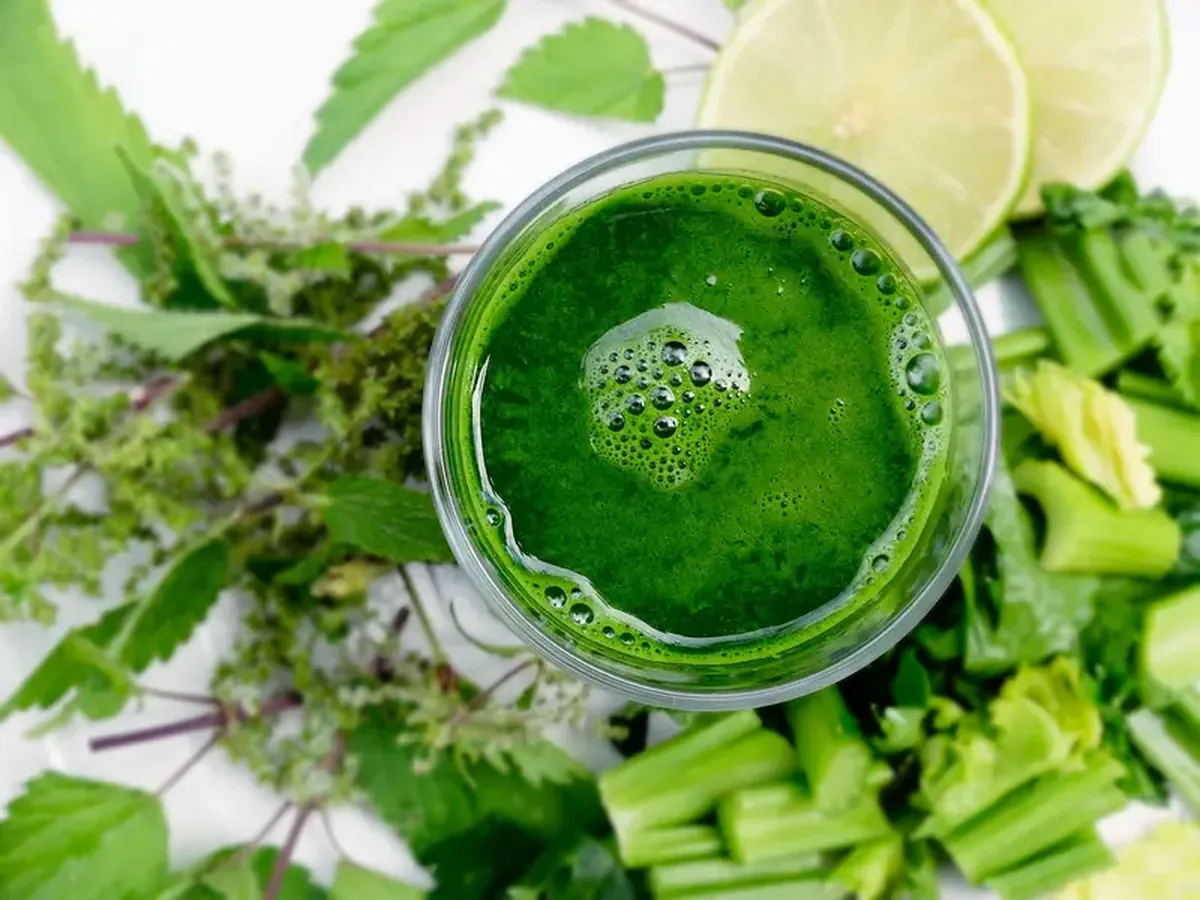 A Sip of Vitamins: Recipe for a Green Smoothie with Nettle