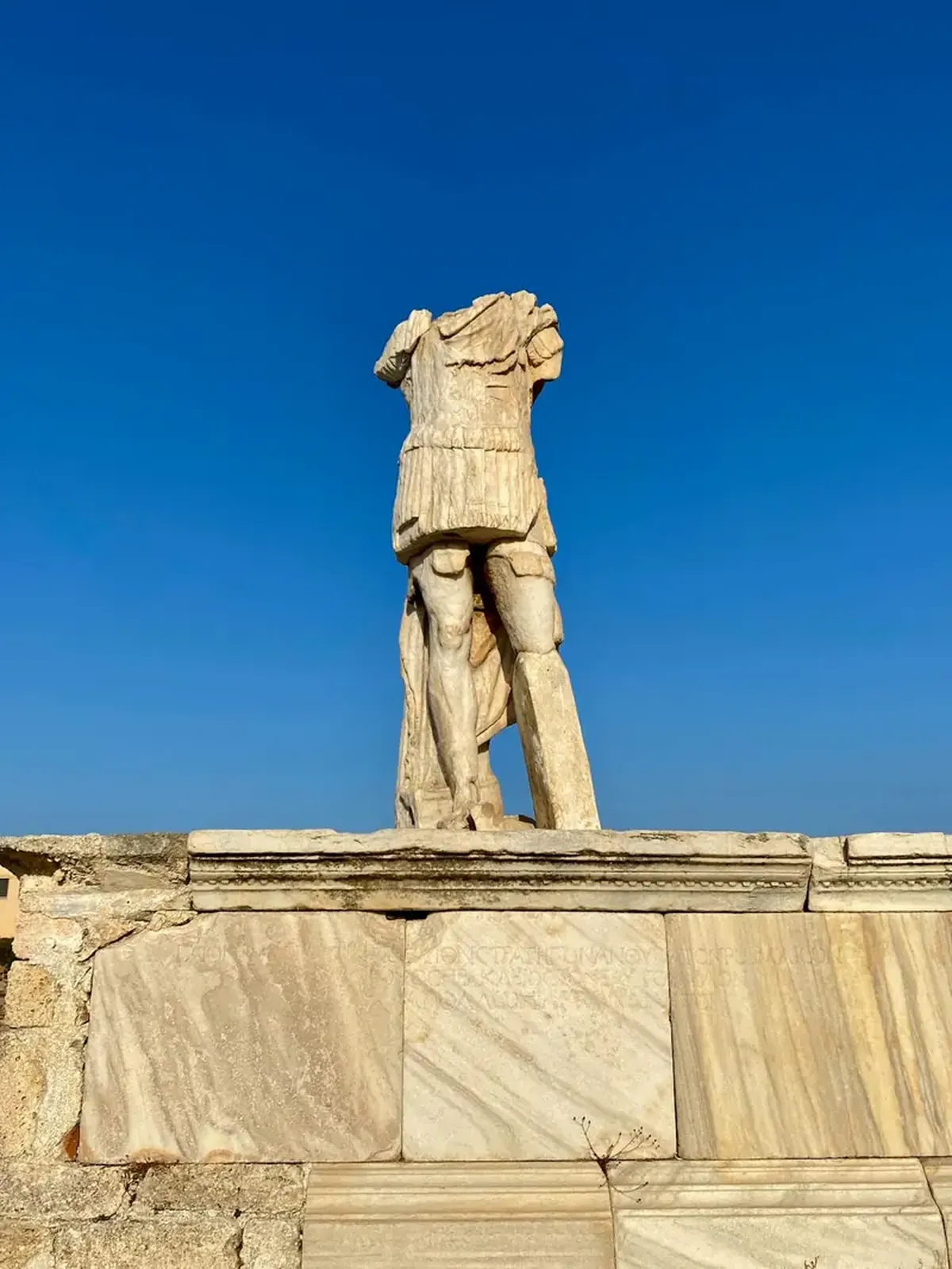 Who chopped off the noses of ancient statues?