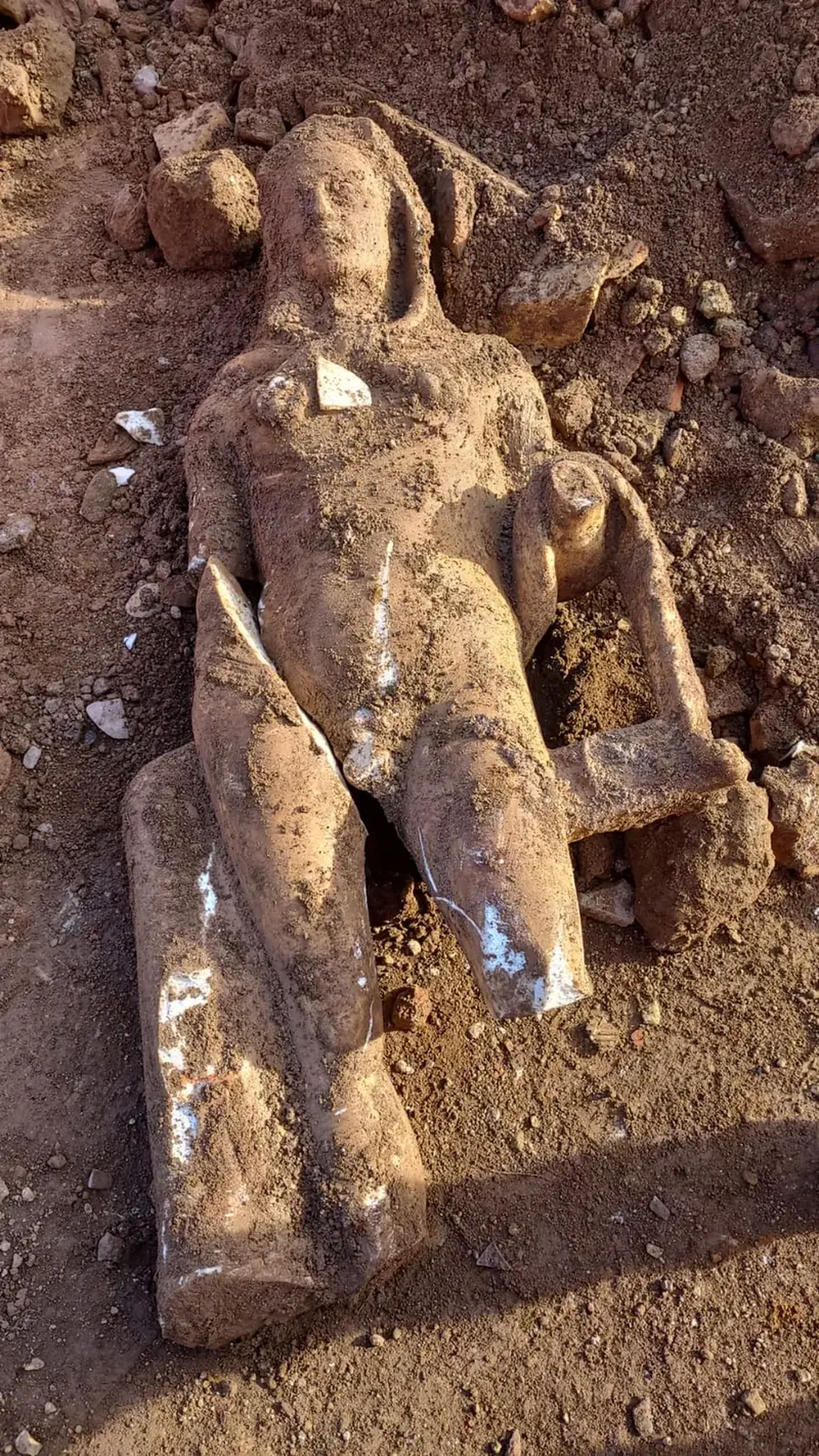 A surprise for archaeologists: repair workers in Rome discovered an ancient statue of Hercules.