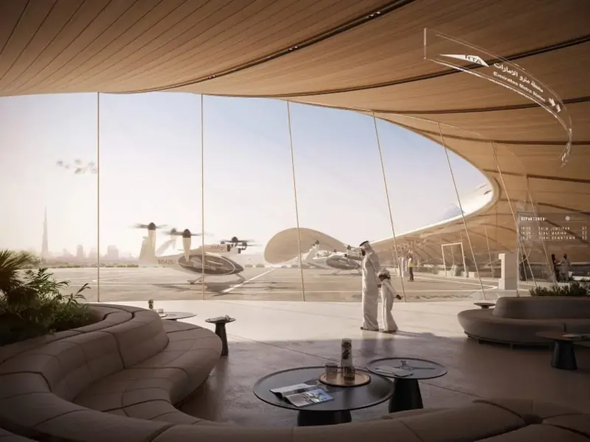 Inside Dubai's Futuristic Air-Taxi Vertiport 4 Dubai will build a futuristic terminal for air taxis.