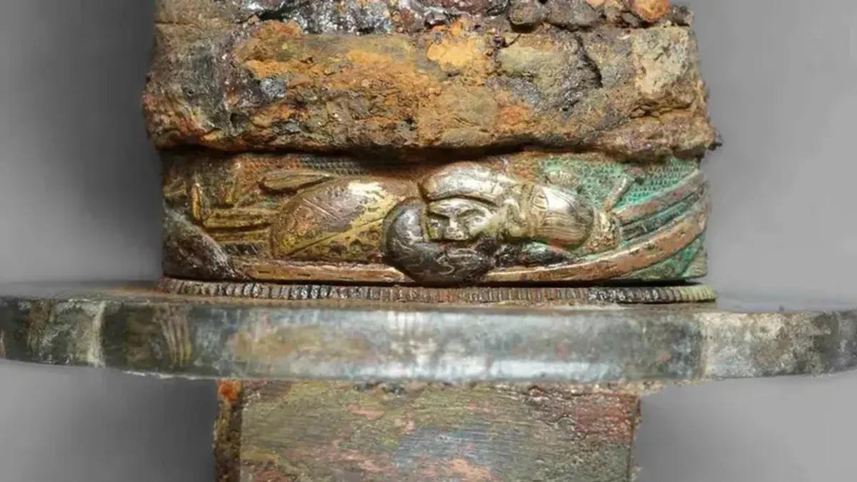 In Berlin, a richly decorated Japanese sword from the Edo period has been unearthed.