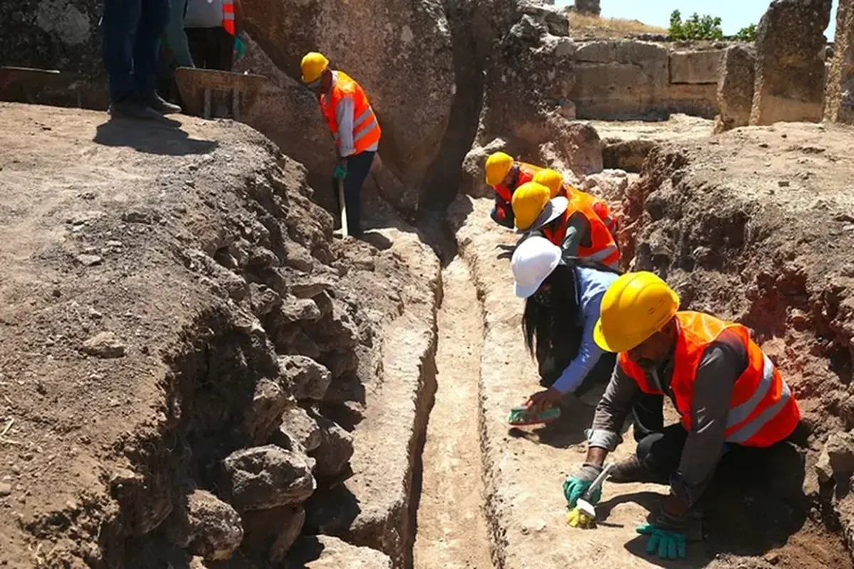 Excavation for the water supply system