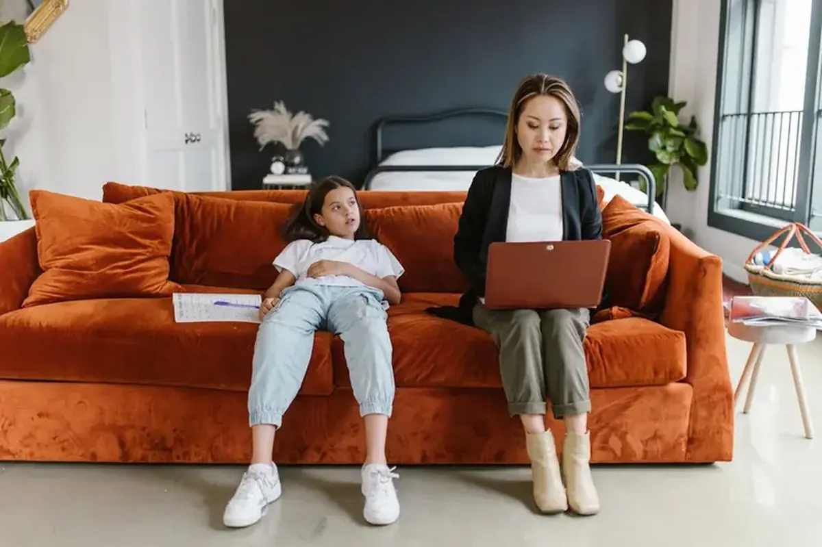 Mothers who are overly absorbed in social media find it harder to connect with their children.