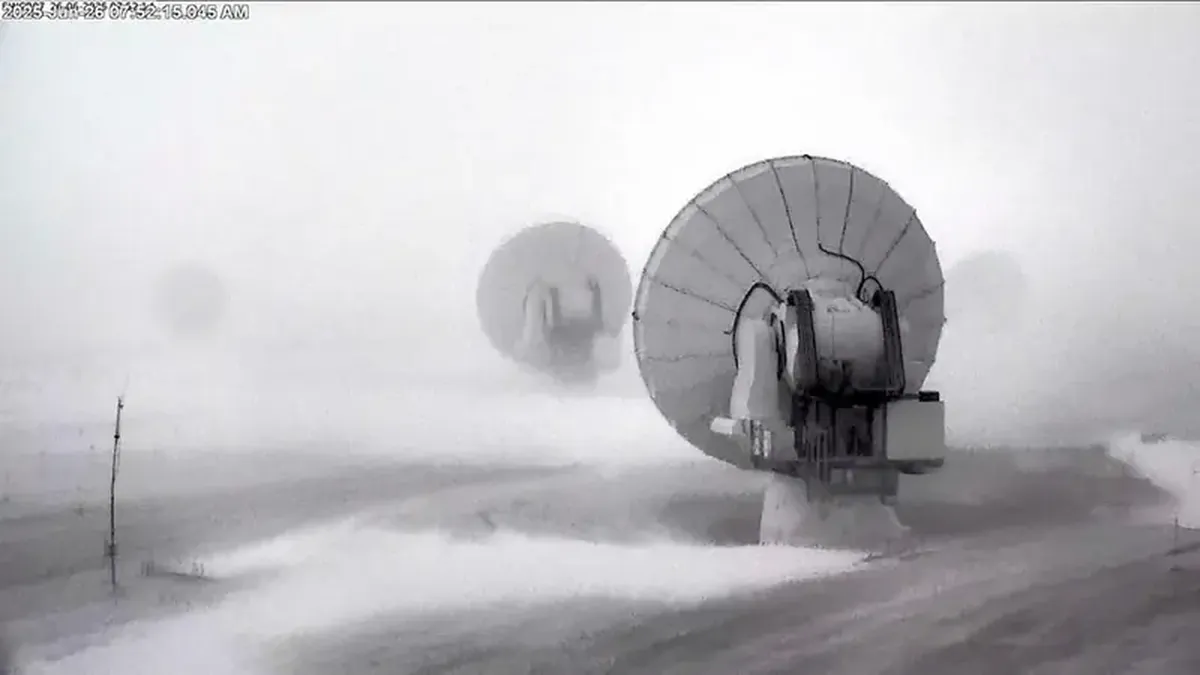 Rare Snow Blankets the Atacama and Forces ALMA to Shut Down 4 The Atacama, the world’s driest desert, has been blanketed in snow. The ALMA Observatory is struggling under the weight.
