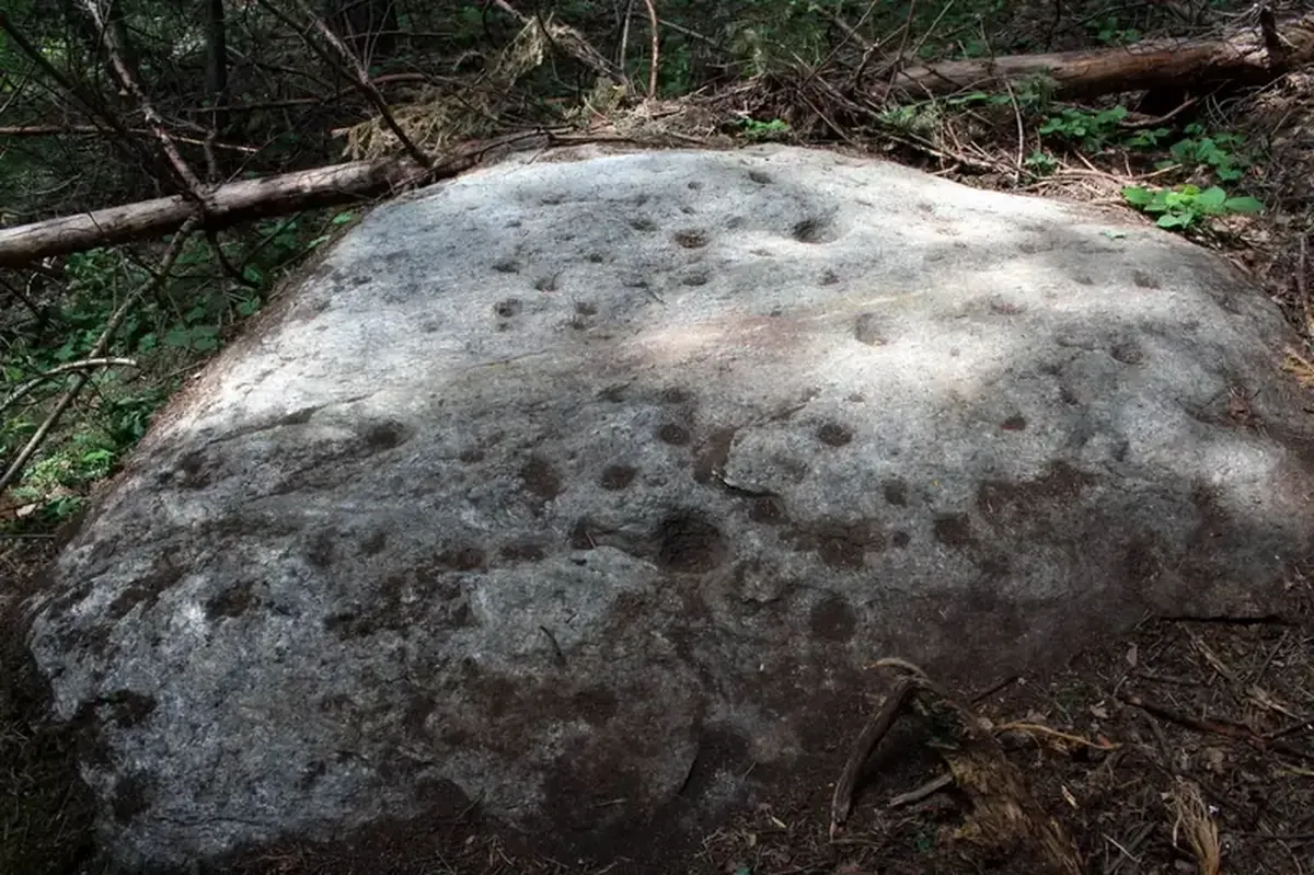 A prehistoric star map carved into stone has been discovered in Bulgaria.