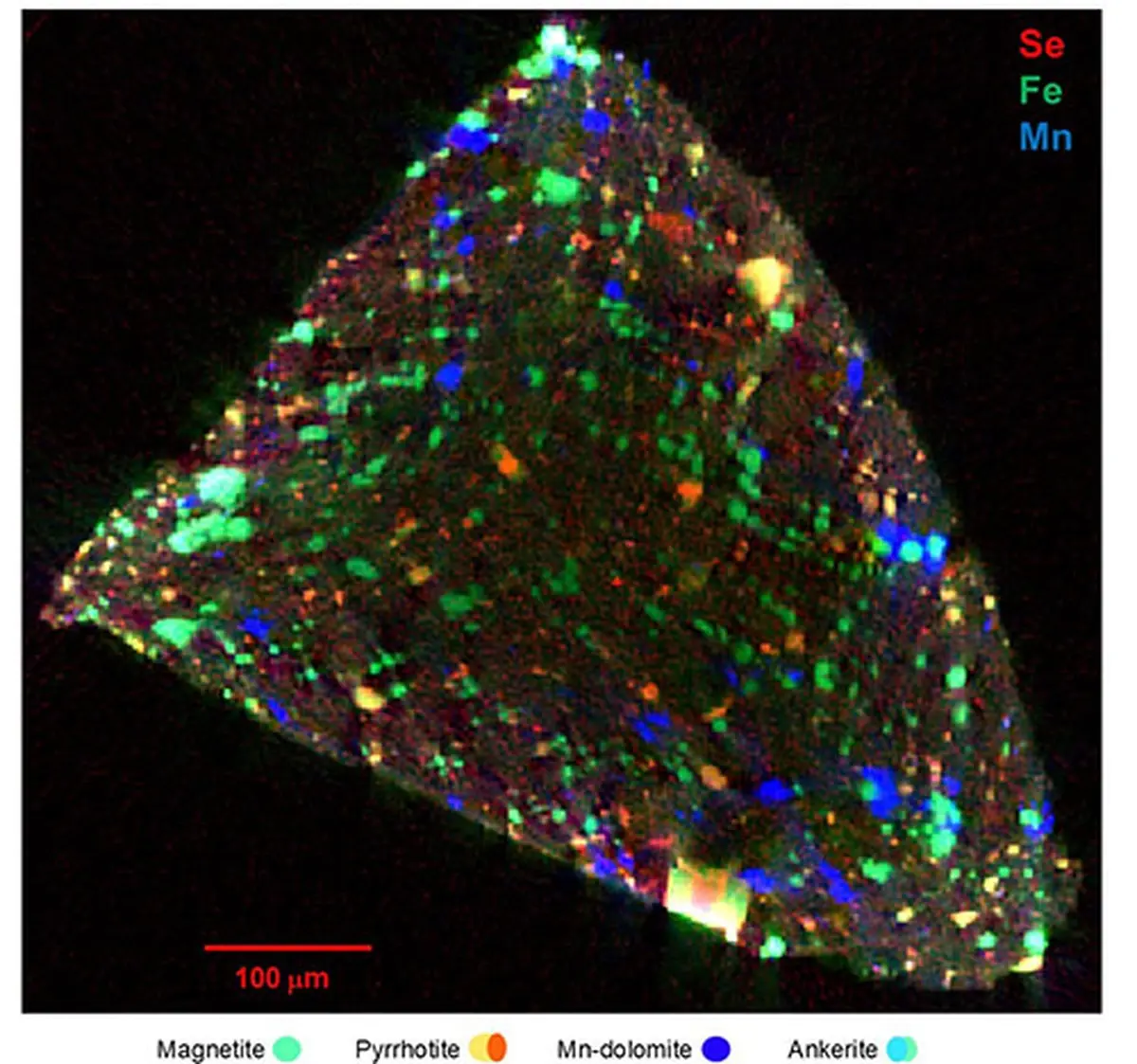 An Alien Mineral From Asteroid Ryugu — Nothing Like It on Earth 4 Phosphorus particles within the asteroid