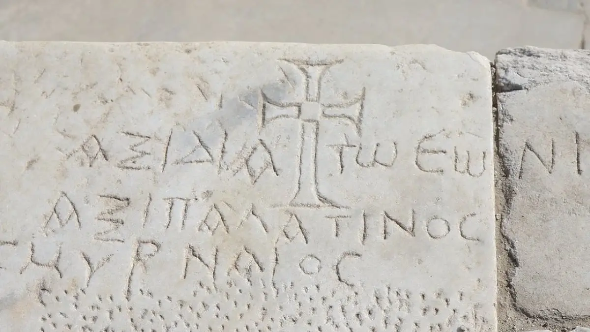 Laodicea's Secret: A 2,050-Year-Old Roman Hall Reveals Early Christian Symbols 3 In Turkey, a 2,050-year-old Roman hall bearing Christian symbols was discovered