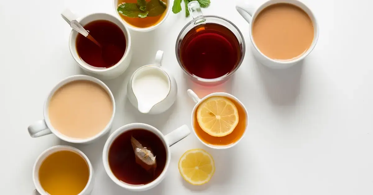 10 Cups of Black Tea Cut Heart Disease Risk — But 5–6 Cups Are a Safer Target 4 tea with milk or lemon