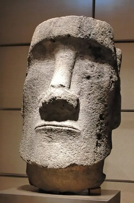 How Easter Island’s Stone Giants 'Walked' Across the Island 4 the head of the statue
