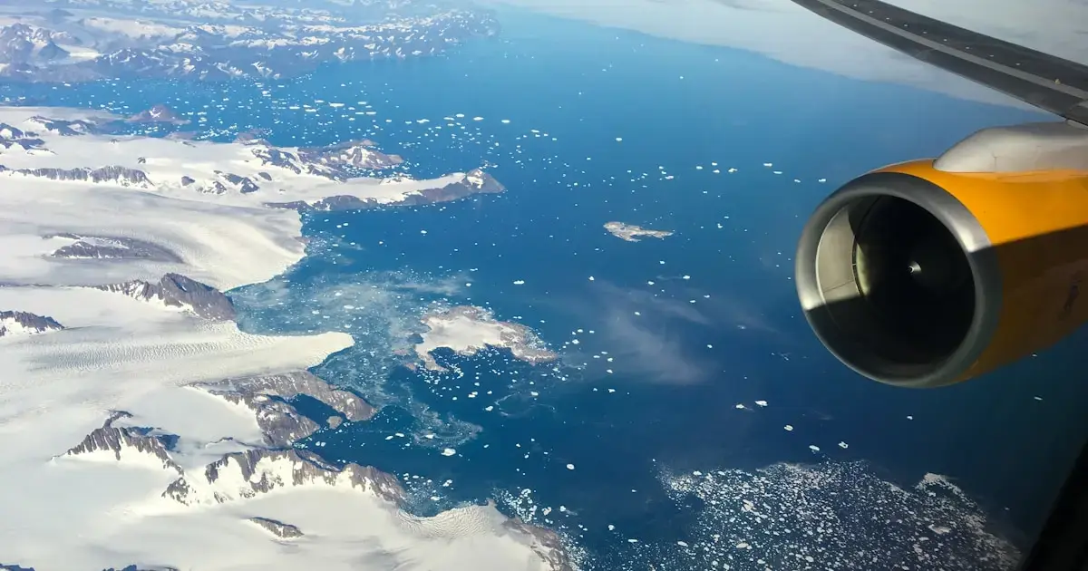 Greenland Is Warping and Drifting Northwest as Its Ice Melts 4 Melting ice near Greenland