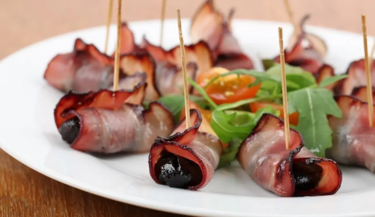 Bacon-Wrapped Prunes Appetizer