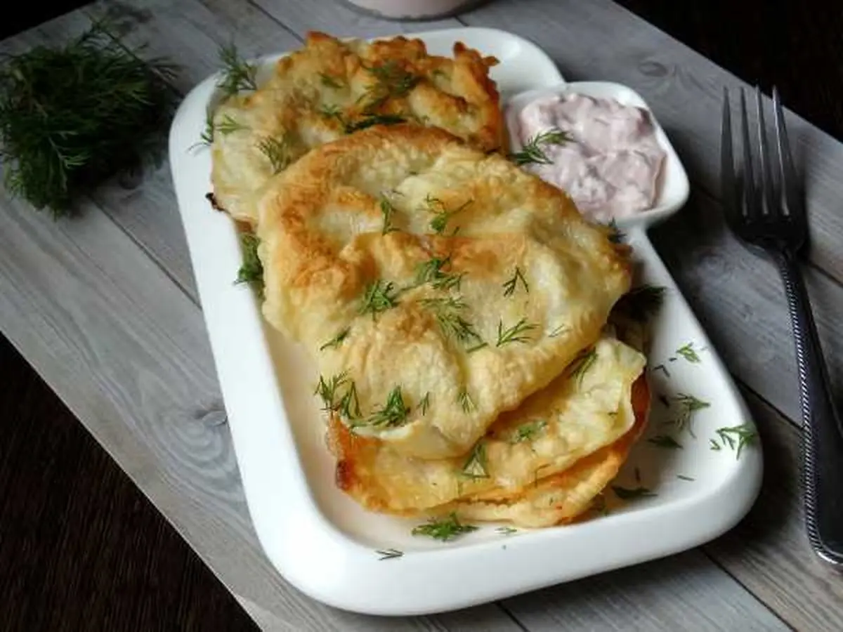 Battered Cabbage Leaves