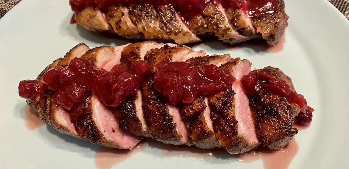 Duck Breasts with Currant Sauce (2)