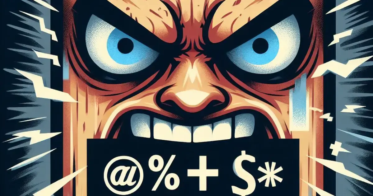 Swearing Can Make You Stronger and More Confident 4 angry face