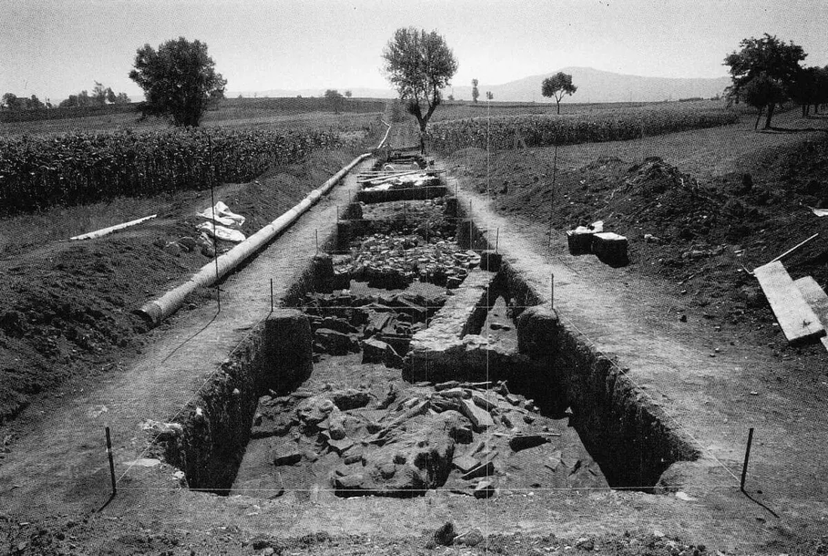 Excavations at Flumeri, an ancient Roman city