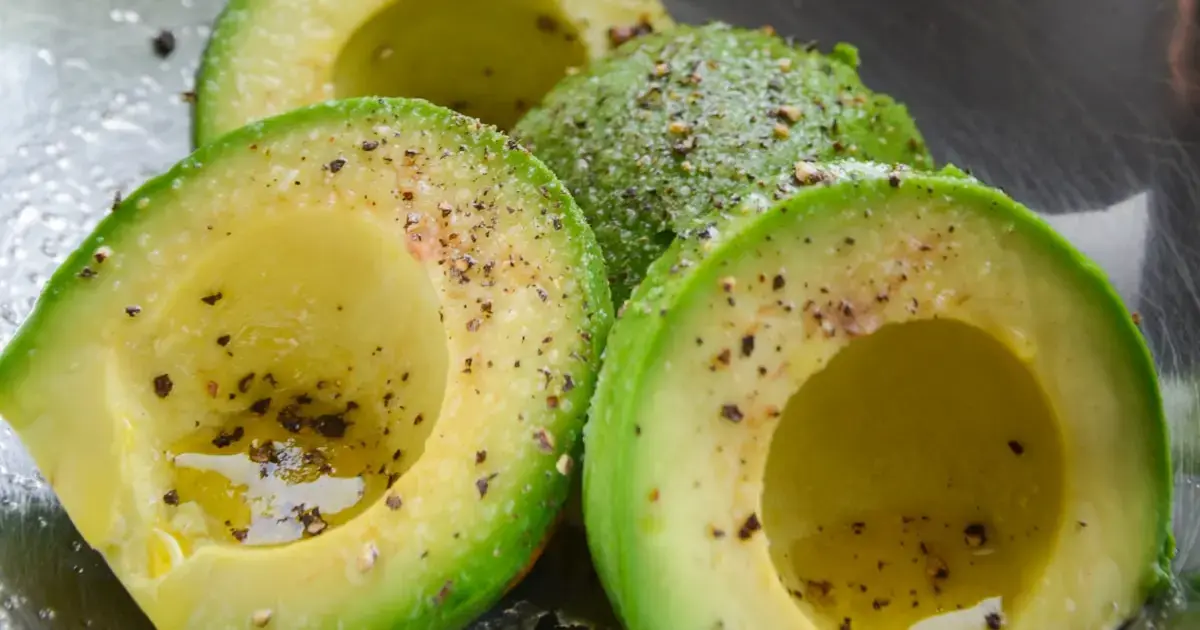 halved avocados