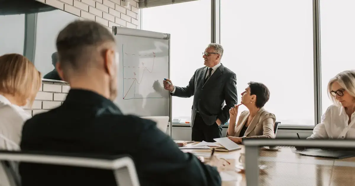 People at an Office Meeting