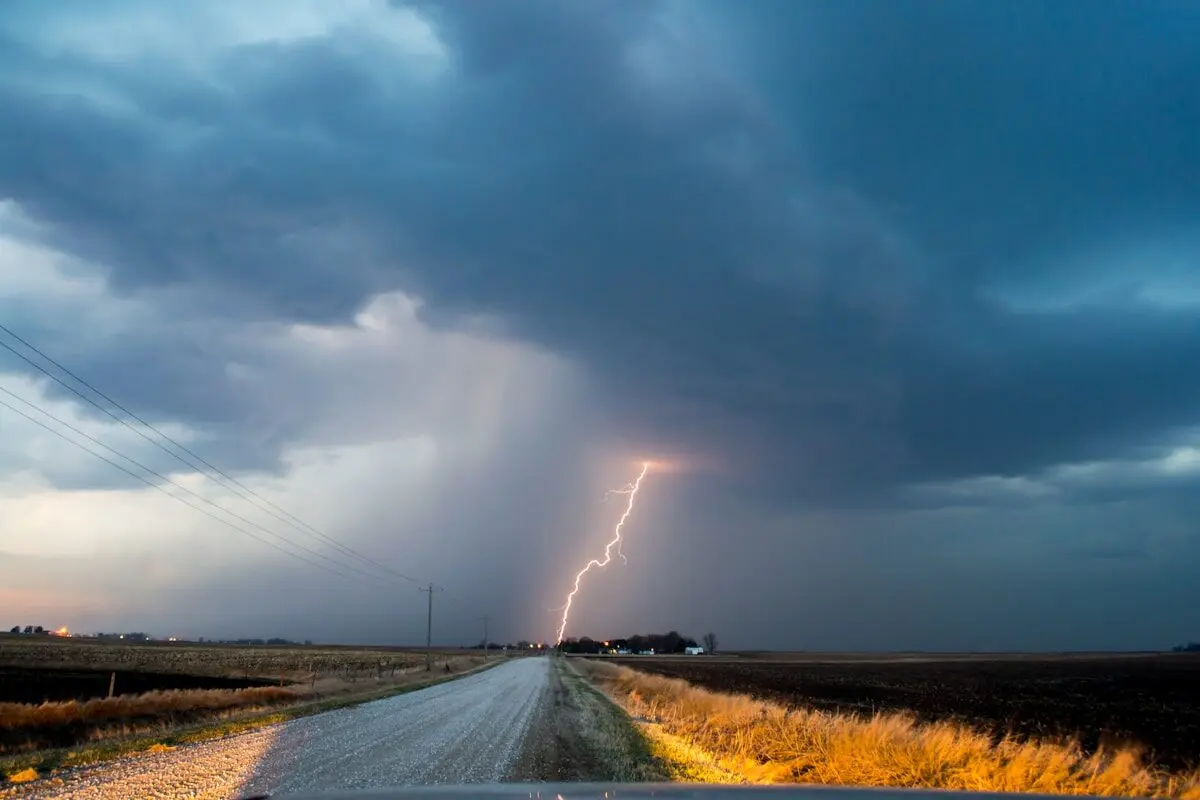 Lightning strike
