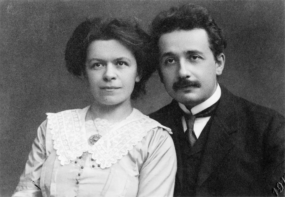 Einstein: Why Imagination Mattered More Than Knowledge 11 Albert Einstein with his first wife, Mileva Marić