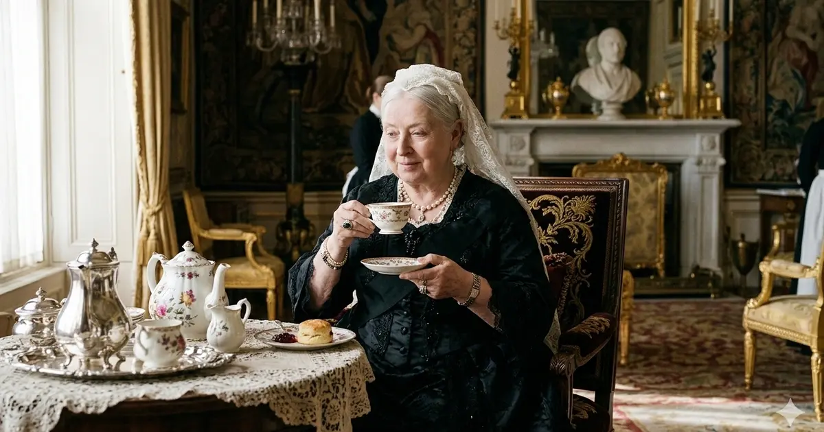 How Tea Upended Empires and Built Global Trade 6 Queen Victoria with a teacup