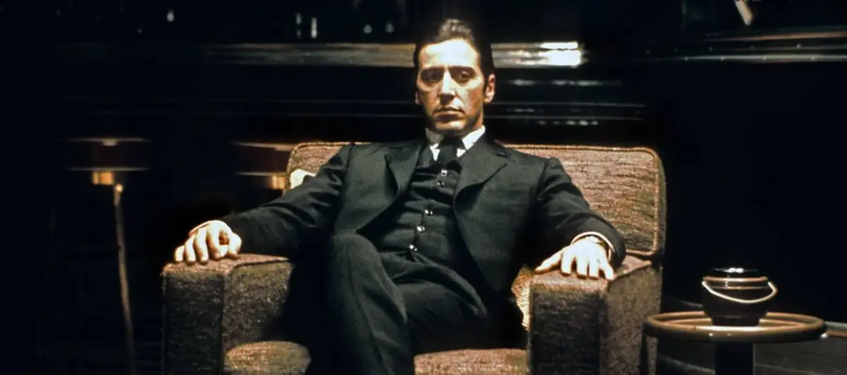 A still from The Godfather