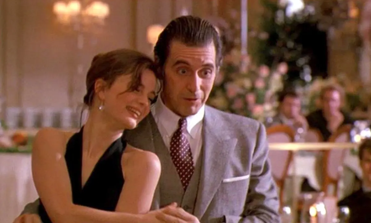 Al Pacino as blind Lieutenant Colonel Frank Slade in Scent of a Woman