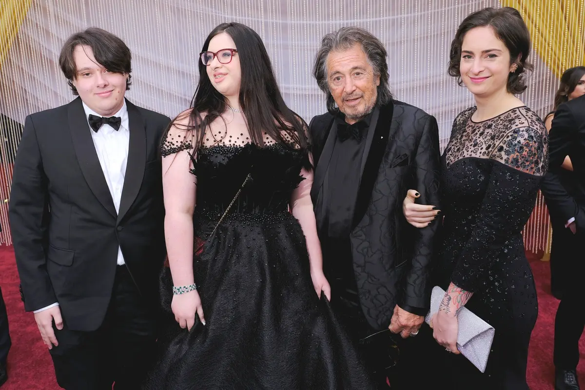 Al Pacino with his adult children